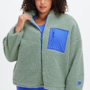 New with tags Fabletics Rylan Sherpa Jacket, size 3X